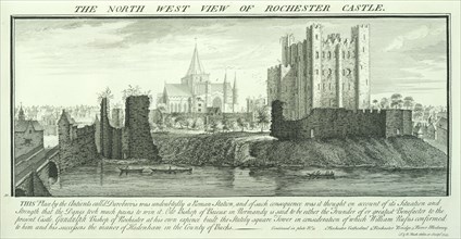 The North West View of Rochester Castle', Kent, 1735s