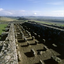 Granaries at Housesteads Fort, Hadrian's Wall, Northumberland, 2010