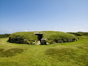 Porth Hellick Down burial chamber, St Mary's, Isles of Scilly, Cornwall, 2009