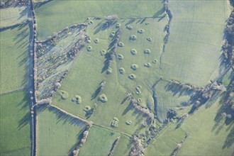 Earthwork remains of medieval or post-medieval mining, near Sleagill, Cumbria, 2013.  Creator