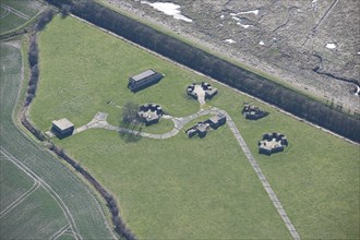 Second World War heavy anti-aircraft battery J/H9, Stone Creek, East Riding of Yorkshire, 2014