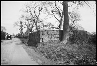 Old pinfold (animal pound), Capenhurst Lane, Capenhurst, Cheshire, c1935-c1941.  Creator
