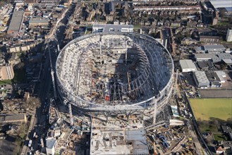 New Tottenham Hotspur FC stadium under construction, White Hart Lane, Tottenham, London, 2018