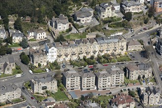 Victorian terrace on Atlantic Road, Weston Super Mare, Somerset, 2018