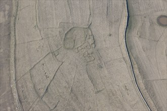 Romano-British enclosed settlement earthwork, Intake, Crosby Garrett Fell, Cumbria, 2014