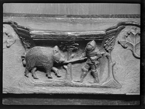 Misericord, St Mary's Church, North Bar Within, Beverley, East Riding of Yorkshire, 1920-1945