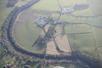 Medieval moated manorial site of Low Dinsdale, Darlington, Durham, 2015