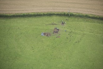 Archaeological excavation at Hanging Grimston medieval settlement, North Yorkshire, 2017