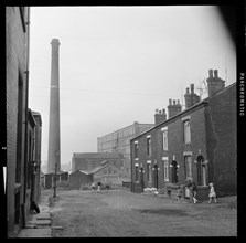 Beswick Street, Long Sight, Royton, Oldham, Greater Manchester, 1966-1974