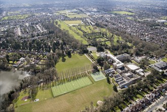 North London Collegiate School, surrounding park and gardens, Canons Park, Harrow, London, 2018