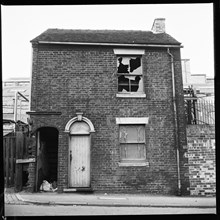 Derelict house, Stoke-on-Trent, Staffordshire, 1965-1968
