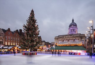 Old Market Square, Nottingham, Nottinghamshire, 2017
