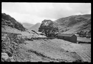 17th century barn, Herbs Crag, Martindale, Eden, Cumbria, c1955-c1980