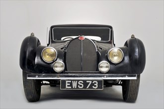 Bugatti type 57S 1937 . Artist: Simon Clay.