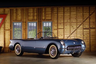 Chevrolet Corvette 1954 . Artist: Simon Clay.