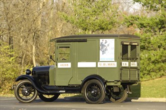 Ford Delivery van 1929. Artist: Simon Clay.
