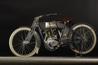 Harley Davidson model X8A 1912. Artist: Simon Clay.