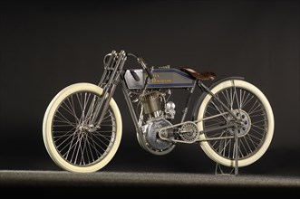 Harley Davidson Racer 1913. Artist: Simon Clay.