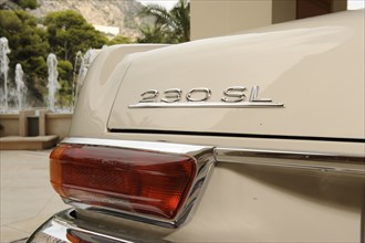 Mercedes Benz 230SL 1963. Artist: Simon Clay.