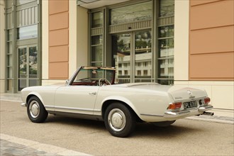 Mercedes Benz 230SL 1963. Artist: Simon Clay.