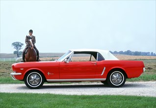 1966 Ford Mustang 289 convertible. Artist: Unknown.