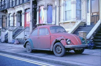 Old Volkswagen Beetle Banger. Artist: Unknown.