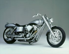 1996 Harley Davidson Pasadena by Battistinis custom conversions. Artist: Unknown.