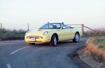 2002 Ford Thunderbird convertible. Artist: Unknown.