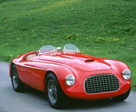 1949 Ferrari 166 Barchetta. Artist: Unknown.