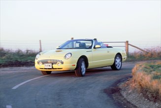 2002 Ford Thunderbird convertible. Artist: Unknown.