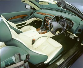 2001 Aston Martin DB7 Vantage V12 interior. Artist: Unknown.