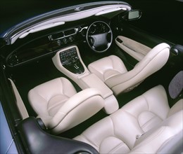 1997 Jaguar XK8 convertible interior. Artist: Unknown.