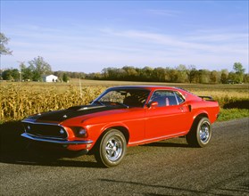 1969 Ford Mustang Mach 1. Artist: Unknown.
