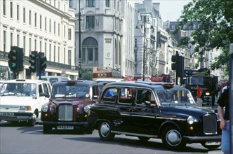 London Taxis, 1998. Artist: Unknown.