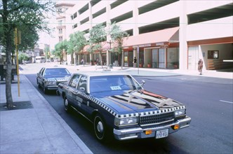 1994 Checker Taxi cab. Artist: Unknown.