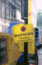 Road sign.London 1998. Artist: Unknown.