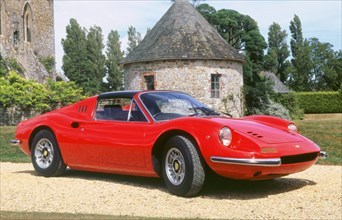 1974 Ferrari Dino 246 GTS. Artist: Unknown.