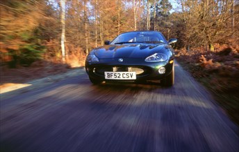 2002 Jaguar XKR convertible. Artist: Unknown.