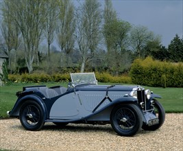 1934 MG NA Magnette. Artist: Unknown.