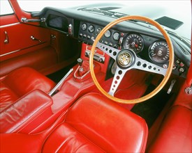 1964 Jaguar E type 3.8 interior. Artist: Unknown.
