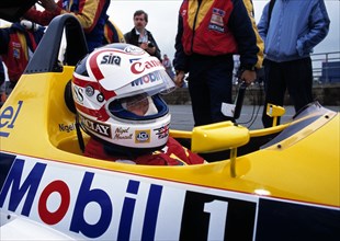 Nigel Mansell.. Artist: Unknown.