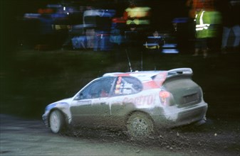 Toyota Corolla wrc.Carlos Sainz.1999 Network Q rally. Artist: Unknown.