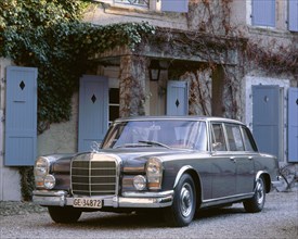 1965 Mercedes Benz 600 limousine. Artist: Unknown.