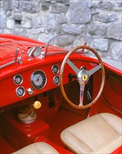 1949 Ferrari 166 Barchetta interior. Artist: Unknown.