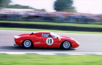 Ferrari races,1998 Goodwood revival. Artist: Unknown.