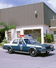1984 Dodge Diplomat Police car. Artist: Unknown.
