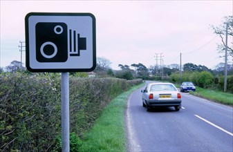 Speed Camera warning sign. Artist: Unknown.