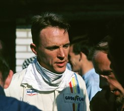 Dan Gurney at 1966 Dutch Grand Prix.  Artist: Unknown.
