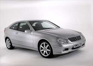 2003 Mercedes Benz C200k Coupe. Artist: Unknown.