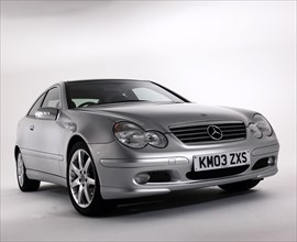 2003 Mercedes Benz C200k Coupe. Artist: Unknown.